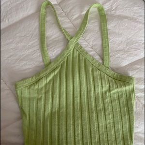 Zara criss cross tank💚